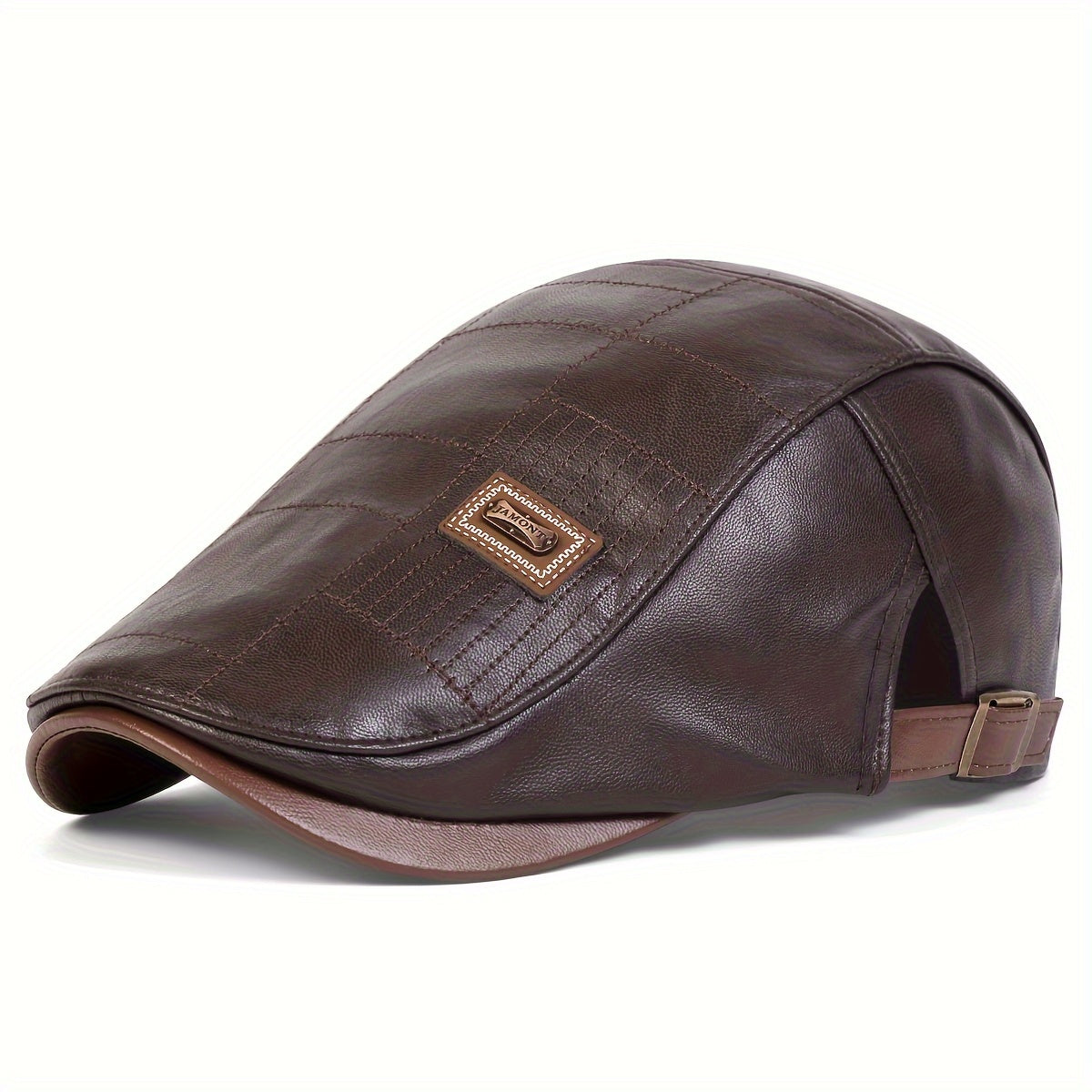Gorra plana clásica texturizada para hombre
