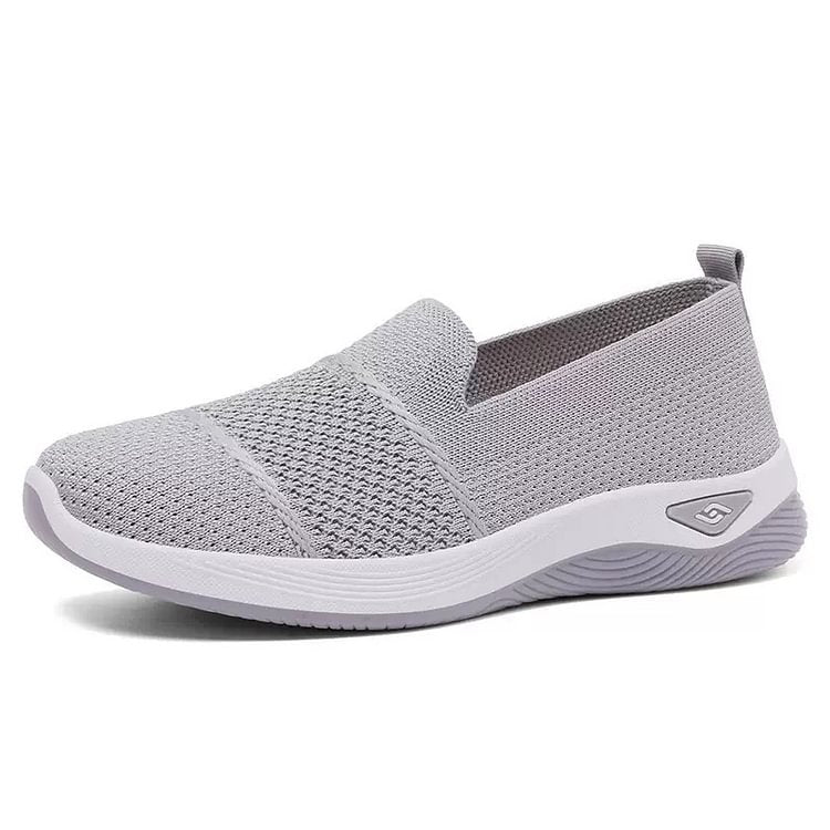 Damen-Strickschuhe zum Hineinschlüpfen fürs Gehen
