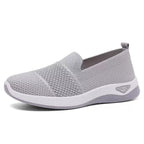 Damen-Strickschuhe zum Hineinschlüpfen fürs Gehen