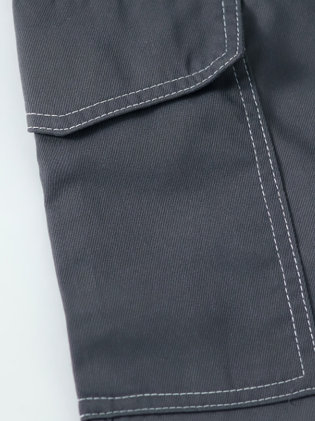Men's Contrast Stitch Cargo Trousers