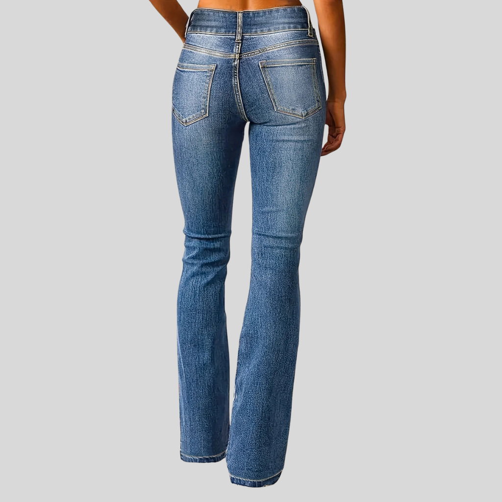 Women's High-Waisted Bootcut Jeans