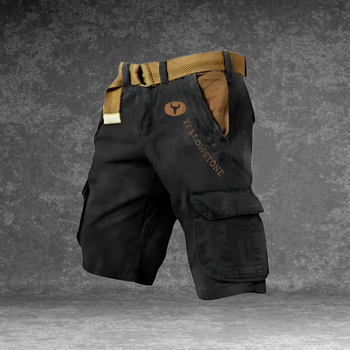 Men's Cargo Shorts with Utility Pockets and Relaxed Outdoor Fit