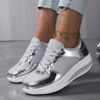 Women's Lightweight Platform Walking Sneakers