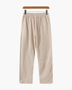 Herren Leichte Kordelzug-Hose mit schmal zulaufendem Bein, elastischem Bund und entspanntem Alltags-Schnitt