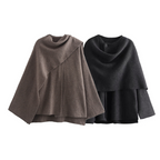 Women’s Draped Neck Poncho