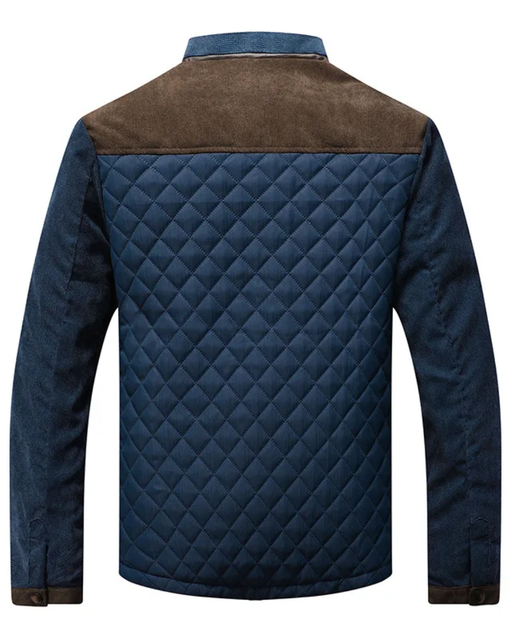 Men’s Quilted Stand Collar Jacket