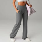 Women's High-Waisted Wide-Leg Trousers