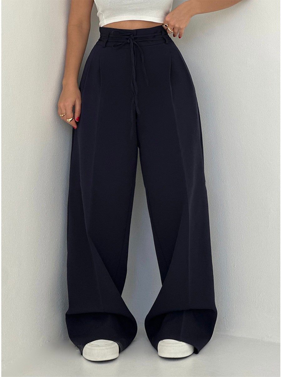 Women's High-Waisted Wide-Leg Trousers
