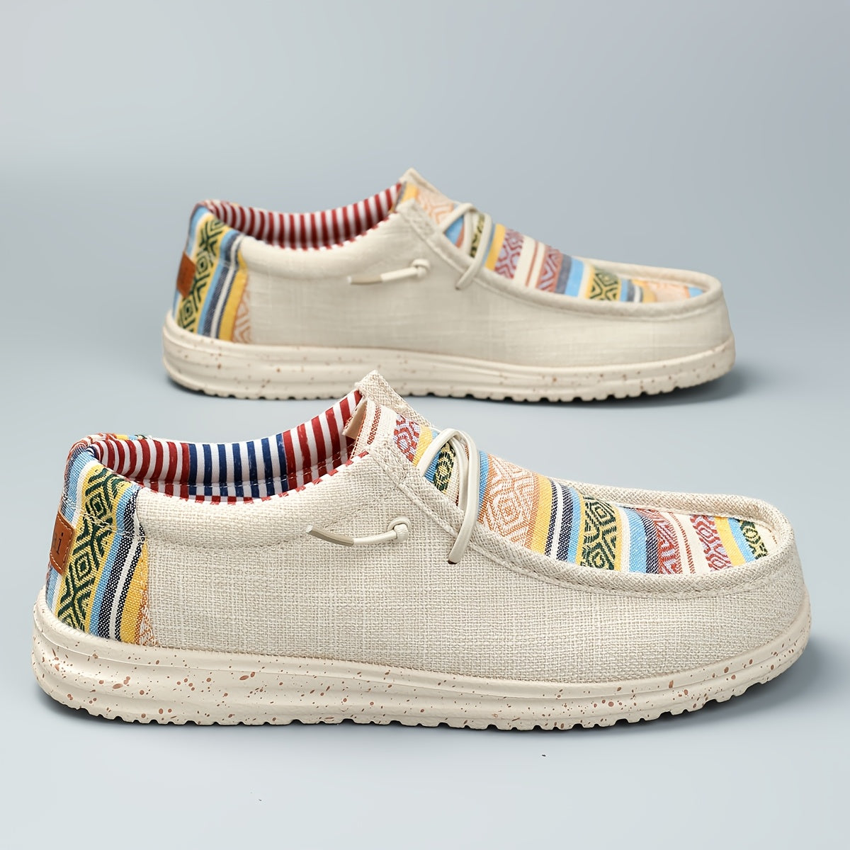 Men's Woven Lace-Up Casual Shoes