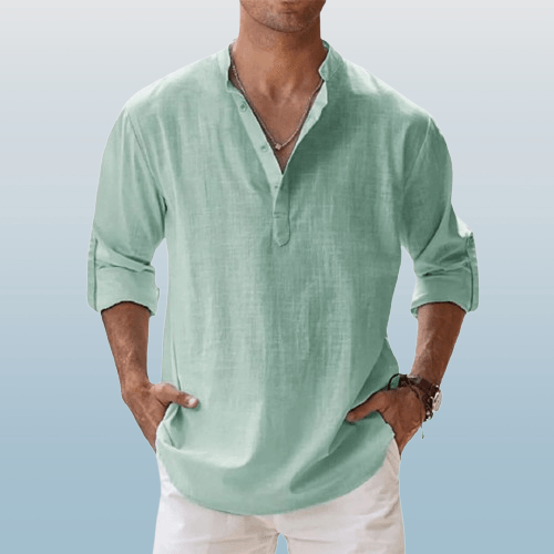 Lightweight Linen Shirt with Relaxed Fit for Comfortable Everyday Wear