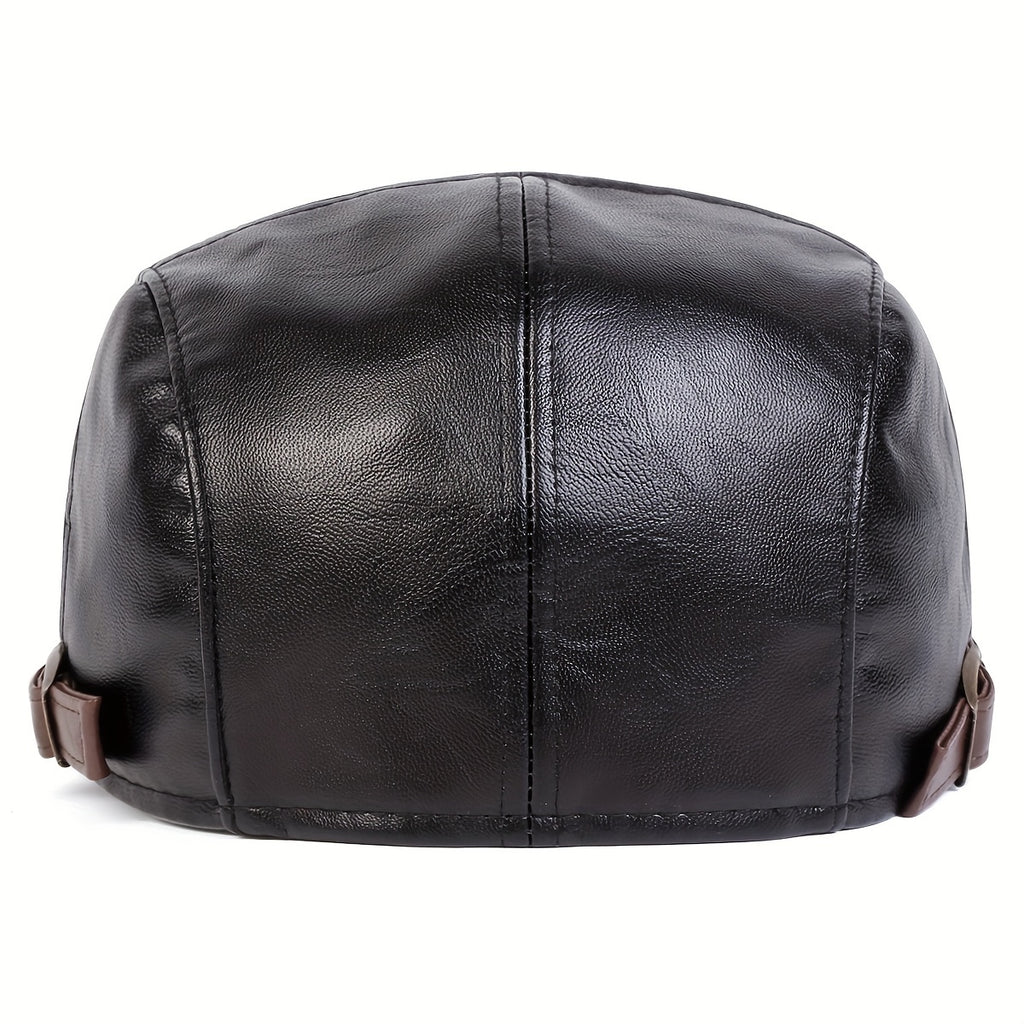 Gorra plana clásica texturizada para hombre