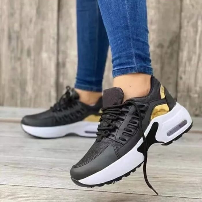 Women’s Lightweight Lace-Up Comfort Sneakers