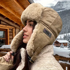 Women’s Faux Fur Trim Winter Trapper Hat