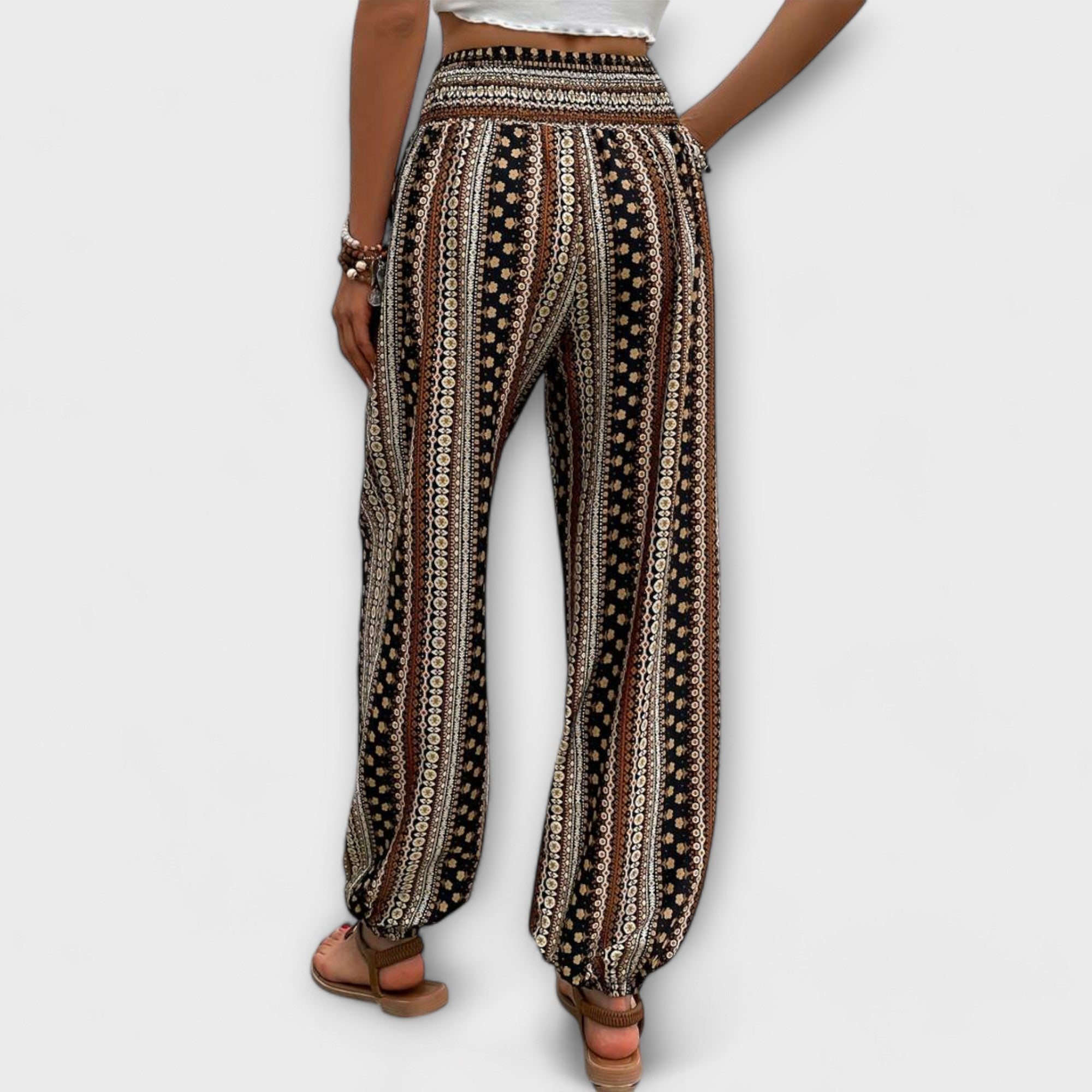 Pantalones Harem Bohemios para Mujer