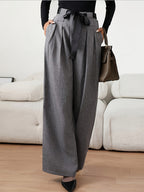 Women’s High Waist Pleated Wide Leg Pants