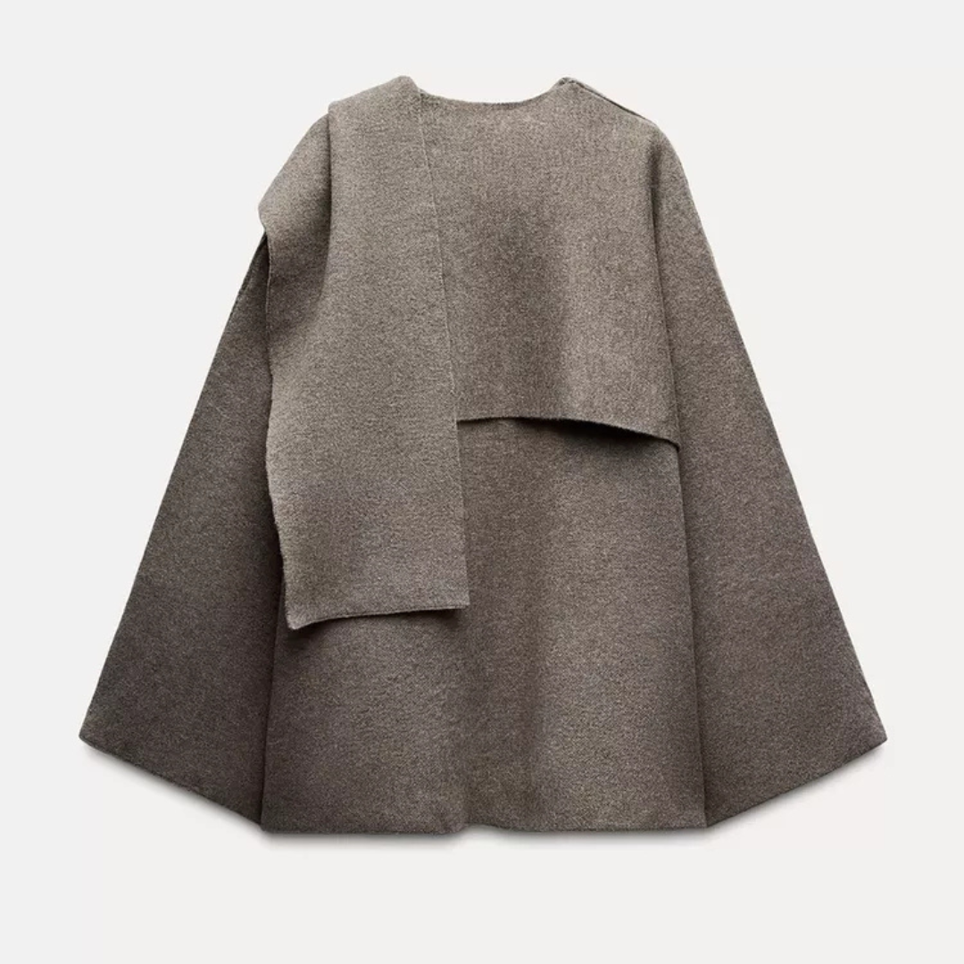 Women’s Draped Neck Poncho