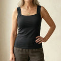 Women's Sleeveless Square Neck Tank Top for Everyday Wear
