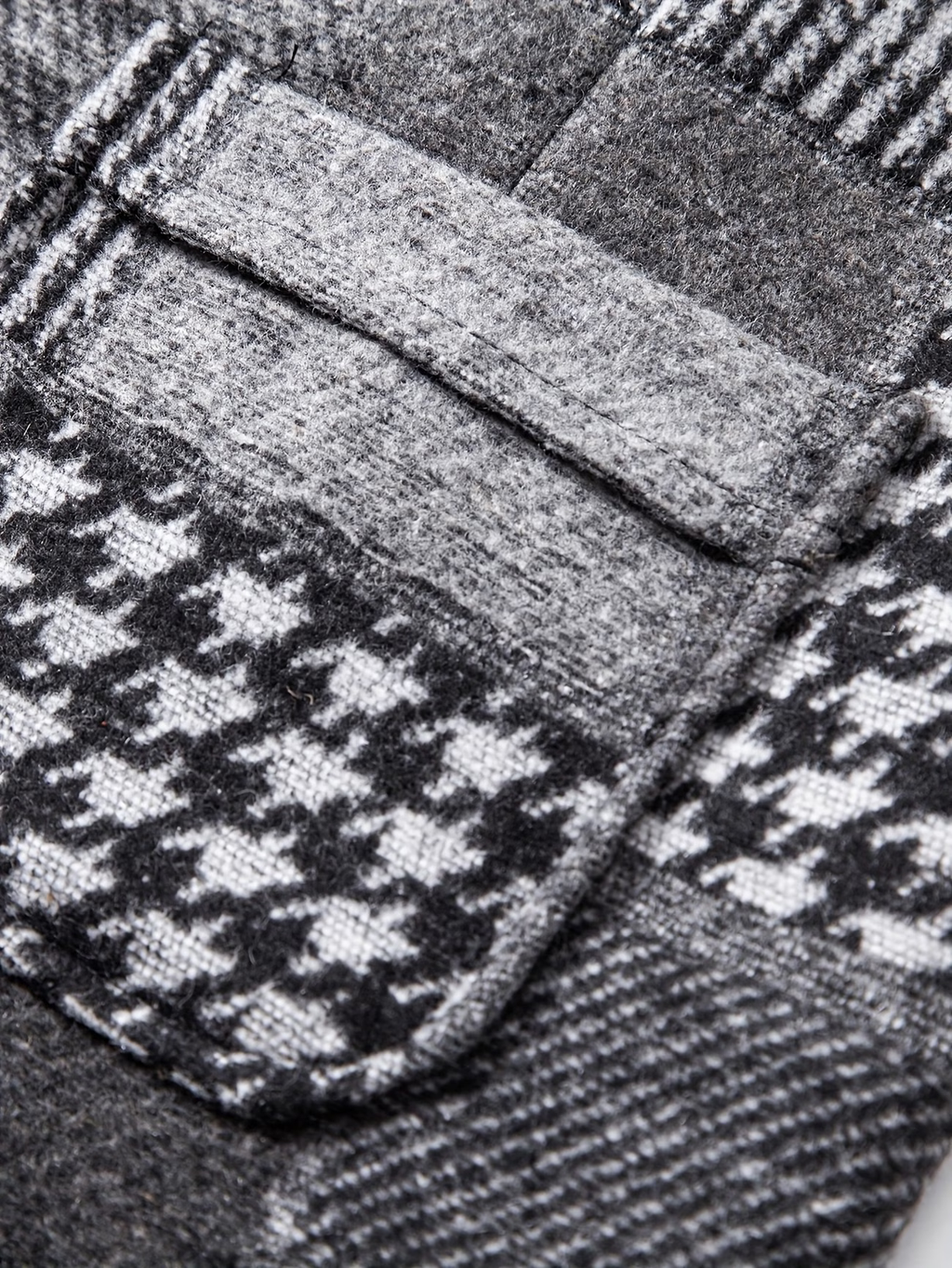Gilet sartoriale patchwork da uomo