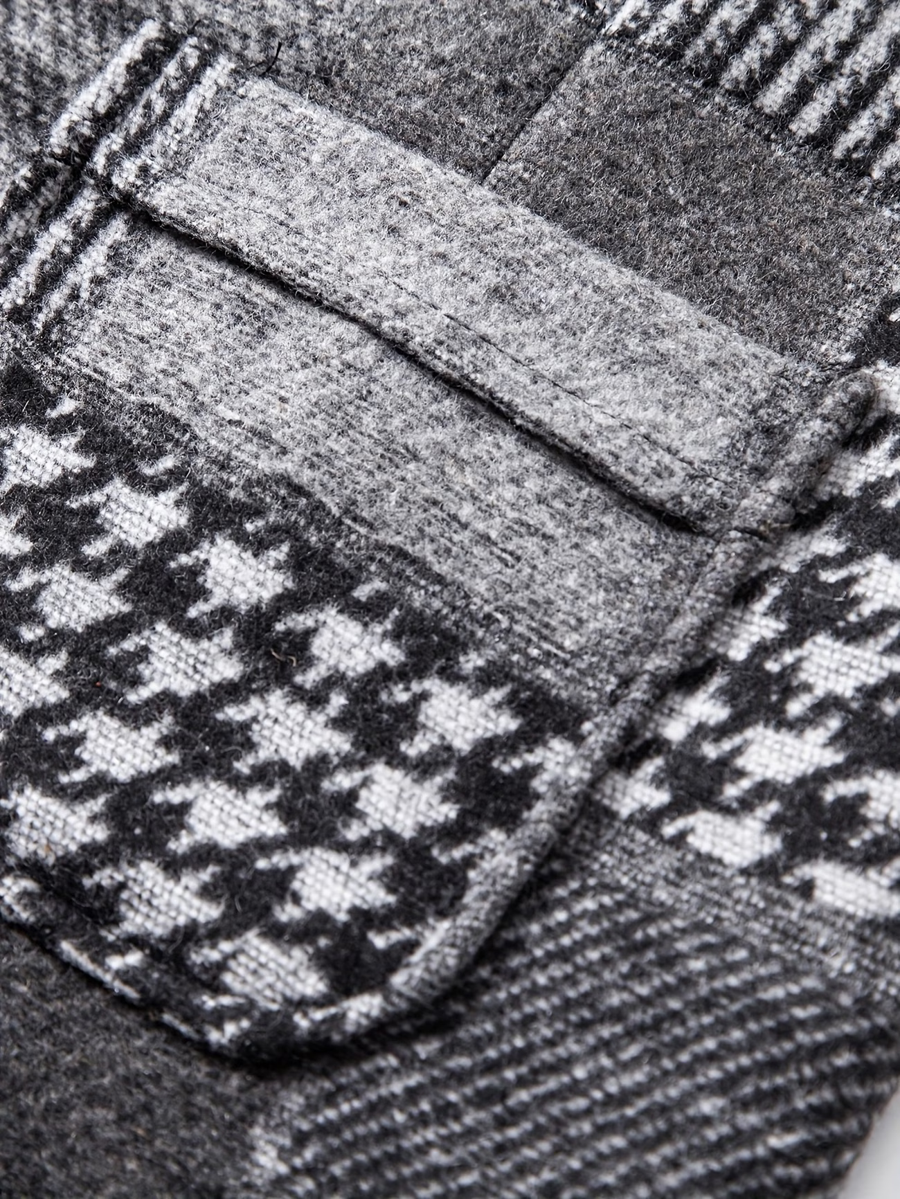 Gilet sartoriale patchwork da uomo