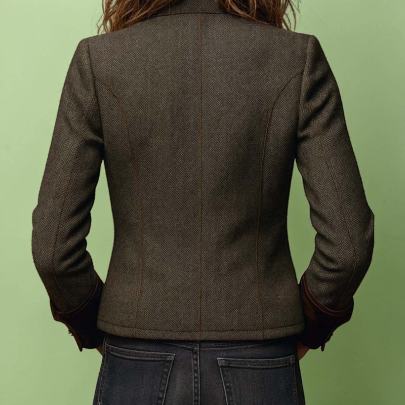 Women’s Herringbone Military Jacket