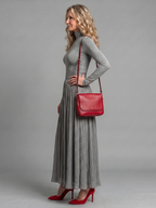 Women’s Turtleneck Pleated Maxi Dress