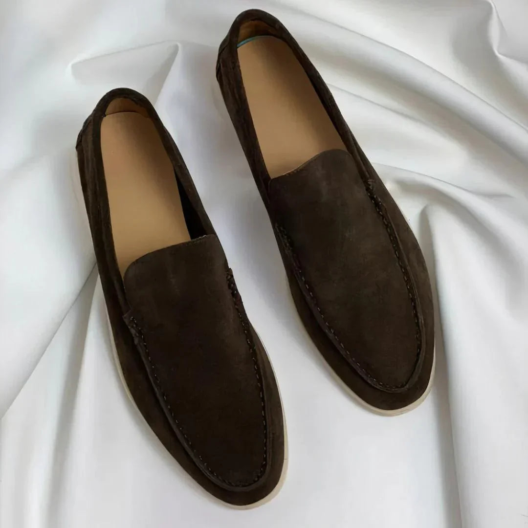 Men’s Classic Suede Penny Loafers