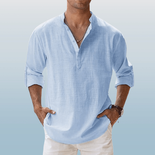 Lightweight Linen Shirt with Relaxed Fit for Comfortable Everyday Wear