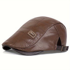 Gorra plana clásica texturizada para hombre