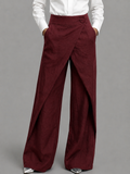 Women’s Wrap Front Wide-Leg Pants