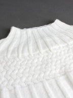 Women’s Lace Sleeve Ribbed Knit Top