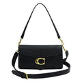 Struktureret crossbody-taske med klap til kvinder