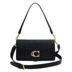 Struktureret crossbody-taske med klap til kvinder