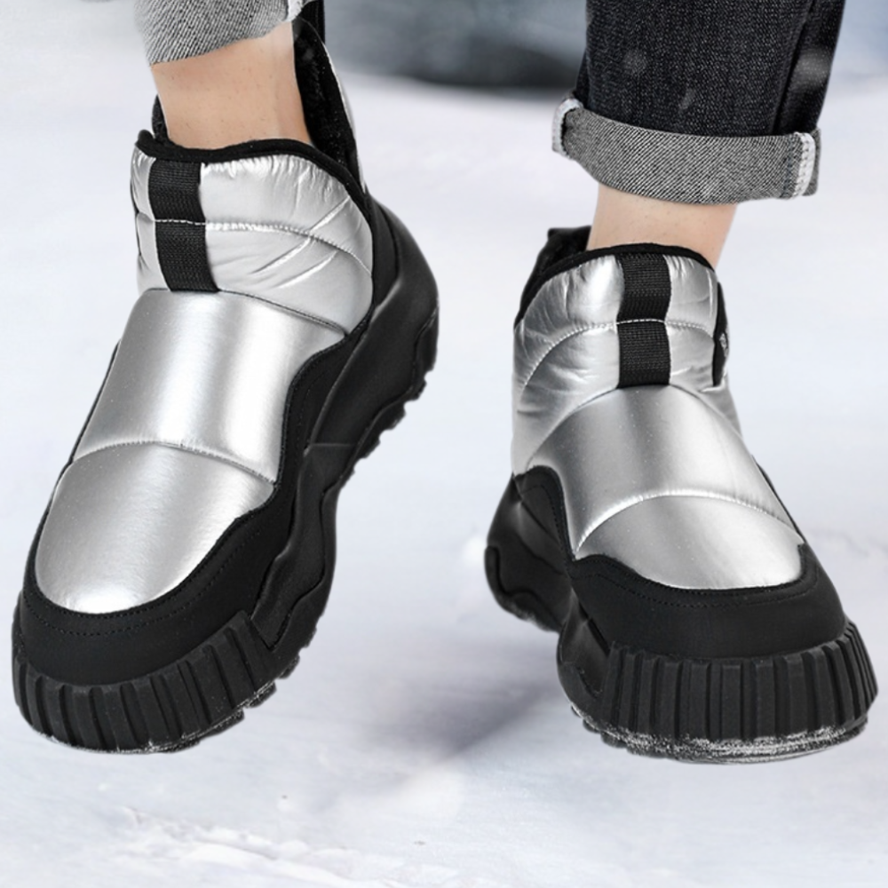 Damskie wsuwane buty z ociepleniem