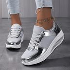 Women's Lightweight Platform Walking Sneakers