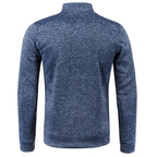 Herrenjacke mit durchgehendem Reißverschluss und Stehkragen
