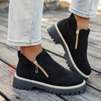 Women’s Side Zip Platform Ankle Boots