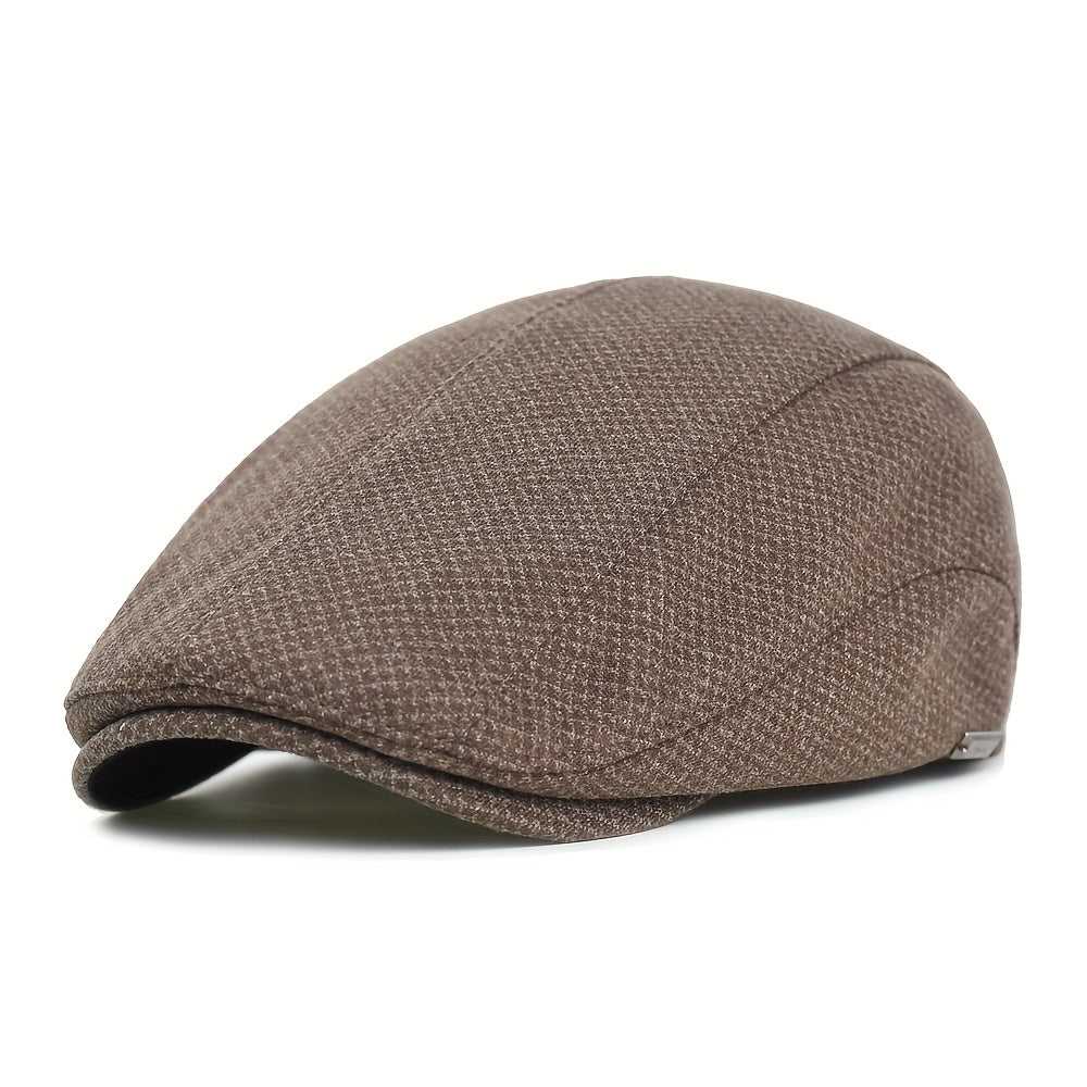 Tekstureret flatcap til mænd