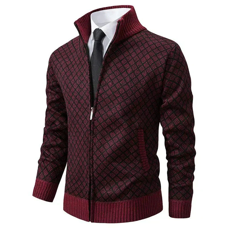 Gilet zippé texturé pour homme