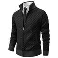 Cardigan testurizzato da uomo con zip