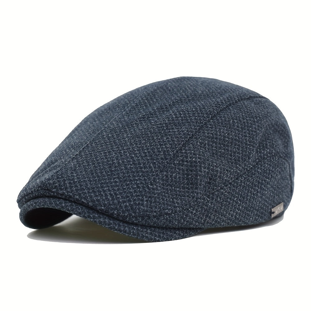Tekstureret flatcap til mænd