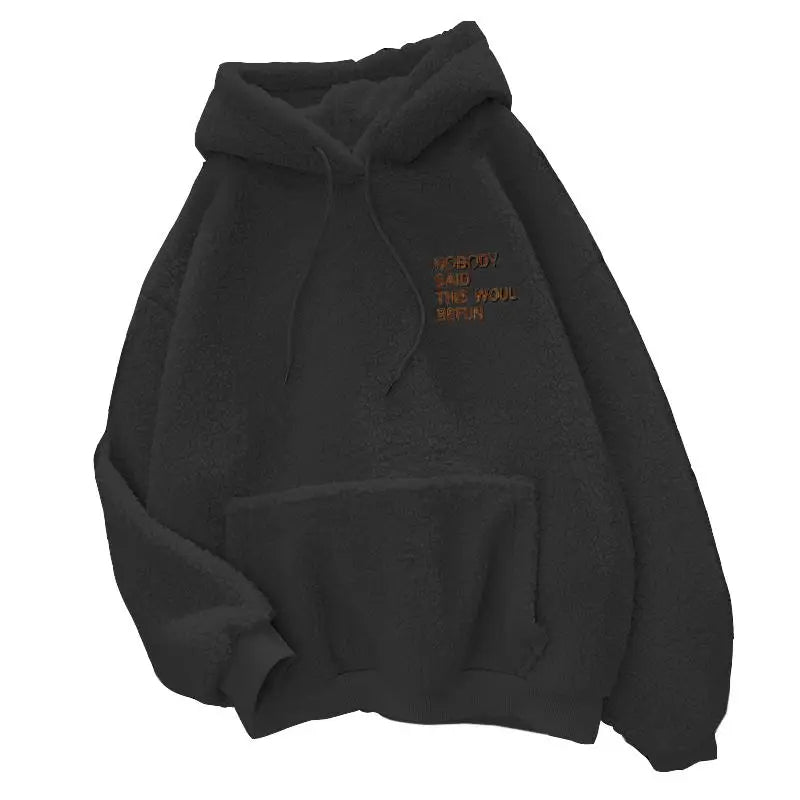 Sweat à capuche en polaire pour femme
