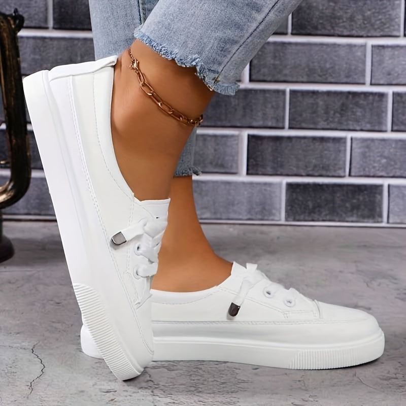 Damen Klassische Schnür-Sneaker mit niedrigem Schaft