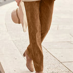 Women’s High-Waisted Straight-Leg Trousers