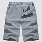 Men’s Quick-Dry Cargo Shorts with Multi-Pocket Outdoor Design