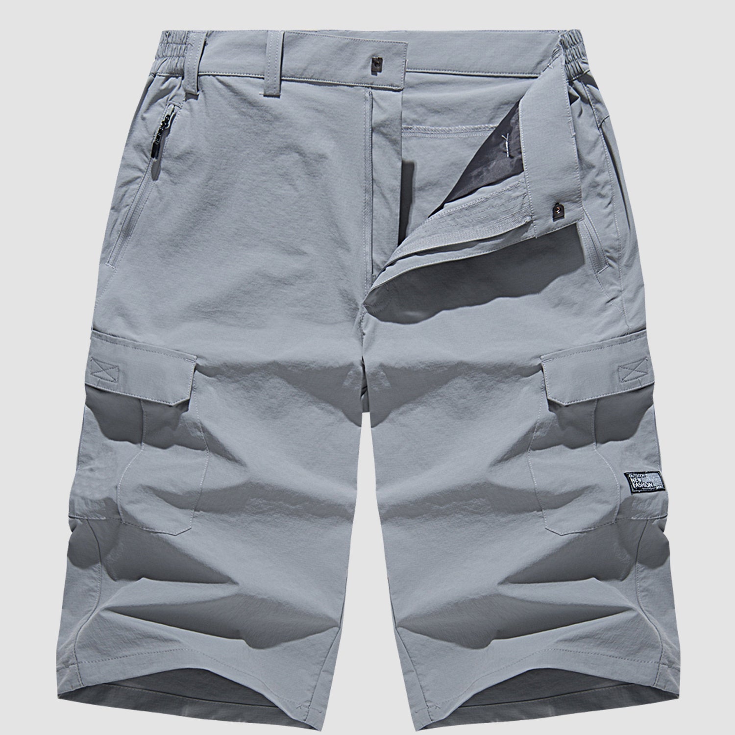 Men’s Quick-Dry Cargo Shorts with Multi-Pocket Outdoor Design