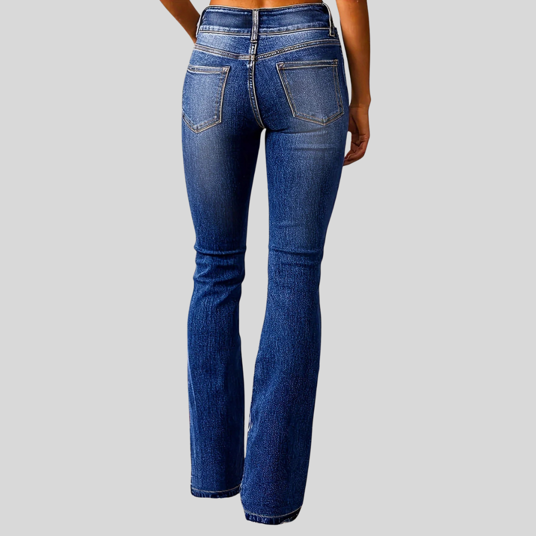 Women's High-Waisted Bootcut Jeans