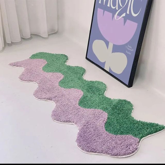 Irregular Wave Area Rug