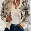 Women’s Textured Button-Front Cardigan