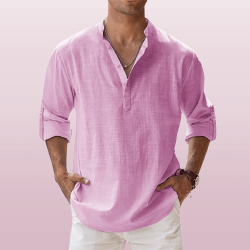 Lightweight Linen Shirt with Relaxed Fit for Comfortable Everyday Wear