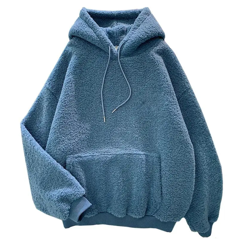 Sweat à capuche en polaire pour femme
